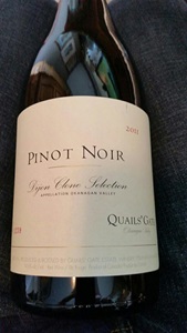 Quail's Gate Dijon Clone Selection Pinot Noir 2011